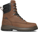 Ground Control 8" Brown Steel Toe