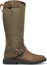 San Angelo Snake Boot Brown Square Toe
