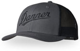 Embroidered Trucker Hat Charcoal/Black