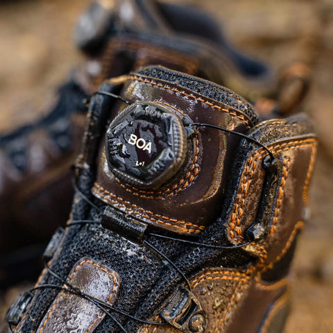 Vicious BOA 4.5" Brown/Orange Composite Toe (NMT)