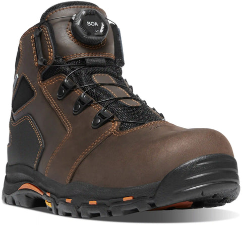 Vicious BOA 4.5" Brown/Orange Composite Toe (NMT)