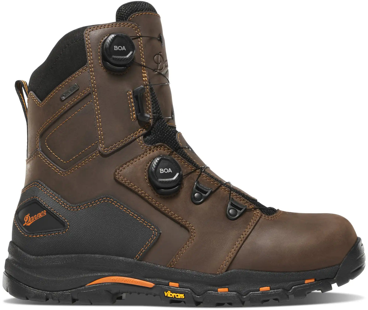 Vicious BOA 8" Brown/Orange Composite Toe (NMT)