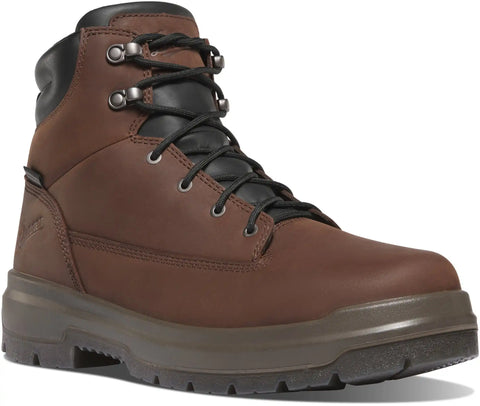 Ground Control 6" Brown Steel Toe