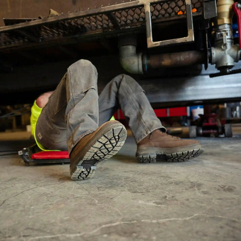 Ground Control 6" Brown Steel Toe