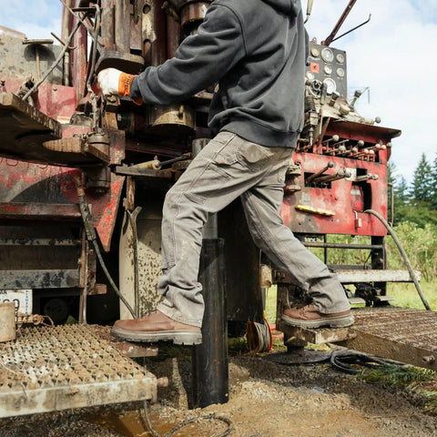 Ground Control 6" Brown Steel Toe