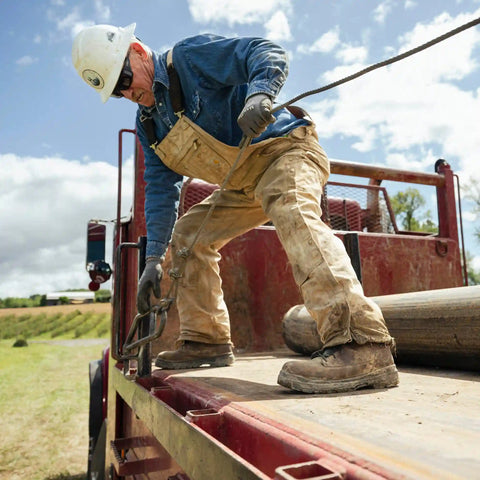 Ground Control 6" Brown Steel Toe