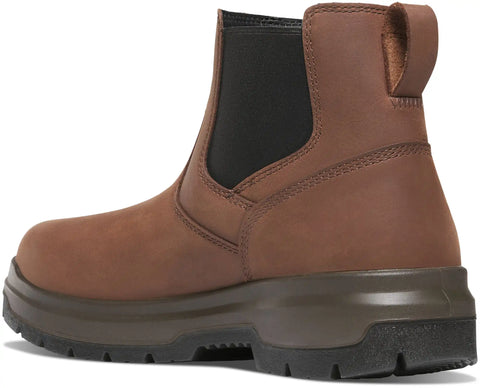 Ground Control Chelsea 6" Brown Steel Toe