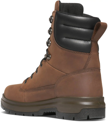 Ground Control 8" Brown Steel Toe