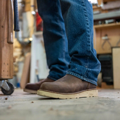 Bull Run Chelsea 6" Brown - Steel Toe