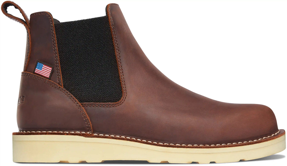 Bull Run Chelsea 6" Brown - Steel Toe