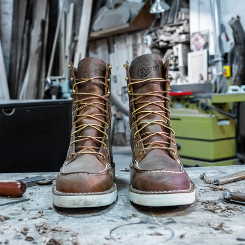 Bull Run Moc Toe 8" Tobacco Steel Toe