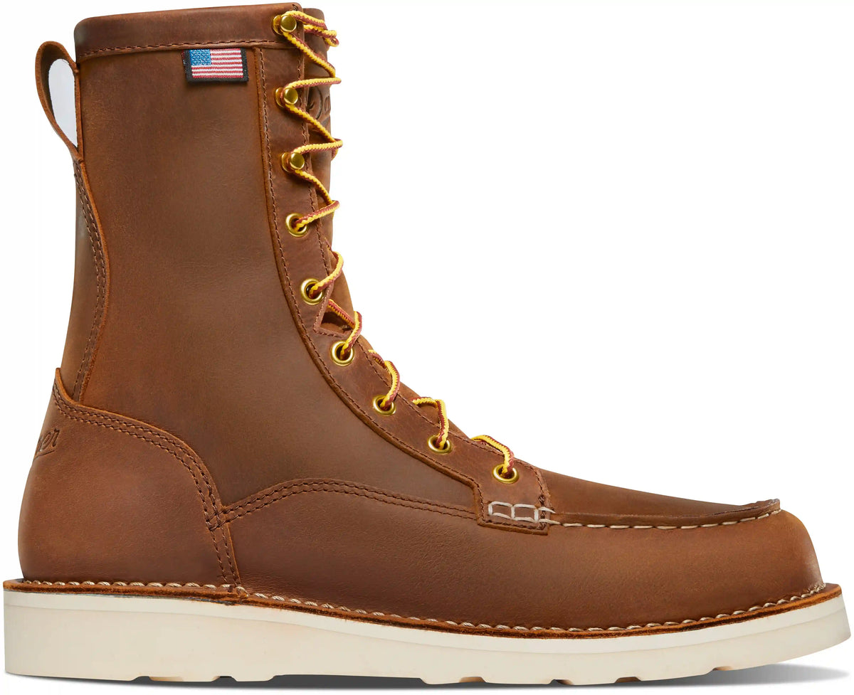 Bull Run Moc Toe 8" Tobacco Steel Toe