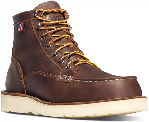 Bull Run Moc Toe 6" Brown Steel Toe