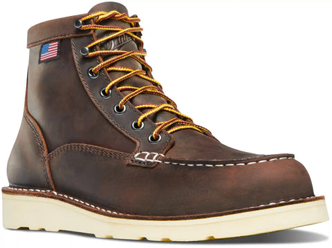 Bull Run Moc Toe 6" Brown Steel Toe