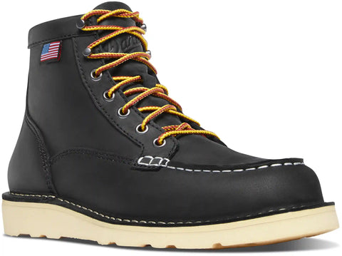Bull Run Moc Toe 6" Black