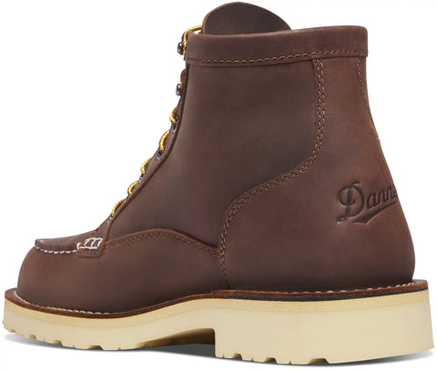 Bull Run Moc Toe 6" Brown - Heel - Steel Toe