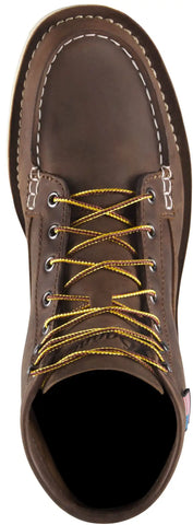 Bull Run Moc Toe 6" Brown - Heel - Steel Toe