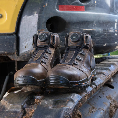 Caliper BOA Brown Aluminum Toe