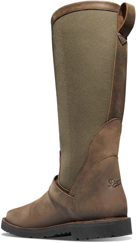 San Angelo Snake Boot Brown Square Toe