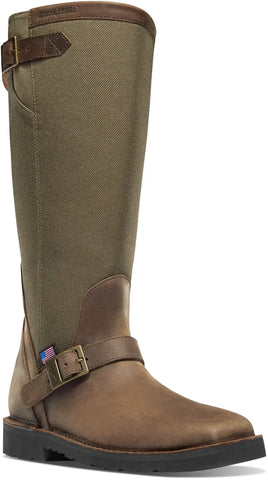 San Angelo Snake Boot Brown Square Toe