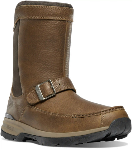 Recurve Moc Toe Rear-Zip Light Brown