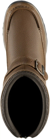 Recurve Moc Toe Rear-Zip Light Brown