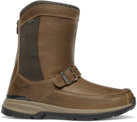 Recurve Moc Toe Rear-Zip Light Brown