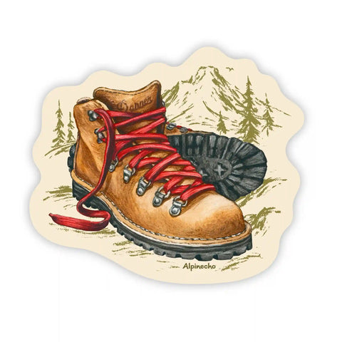 Alpinecho x Danner Sticker 2.7" x 3" Mountain Light