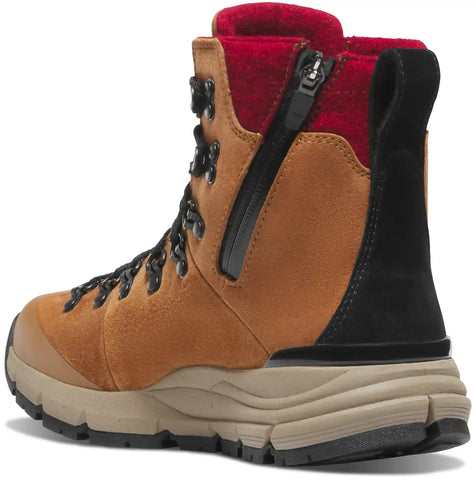 Arctic 600 Side-Zip Brown/Red Felt 200G