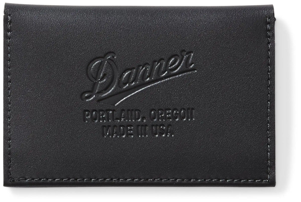 Leather Wallet 4.5" x 3.5" Black