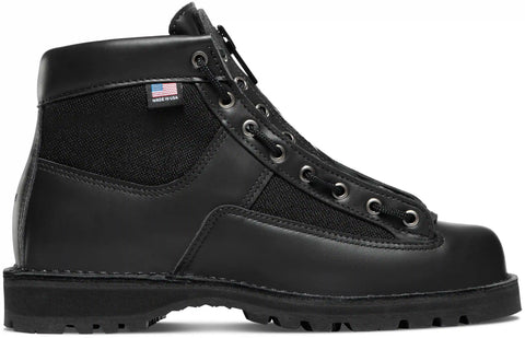 Lace-in Boot Zipper 6" Black