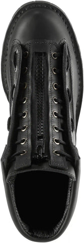 Lace-in Boot Zipper 6" Black