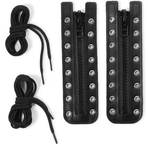 Lace-in Boot Zipper 6" Black