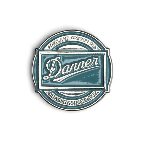 1970's Logo Pin 1" Green/Silver