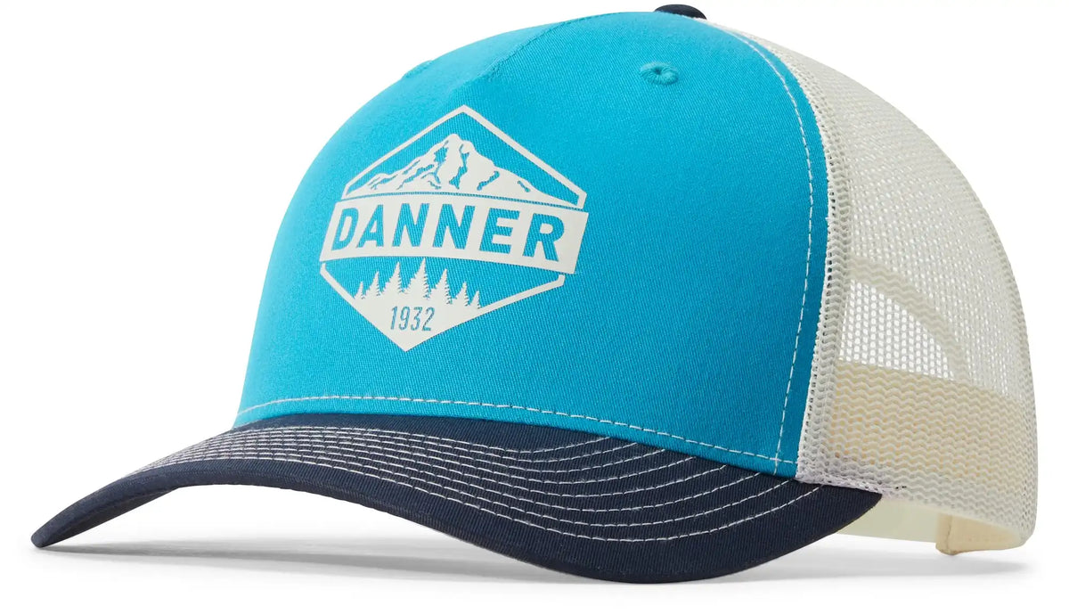 Evergreen Trucker Hat Blue Teal