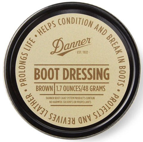 Boot Dressing Full Grain Leather - 1.7oz Brown