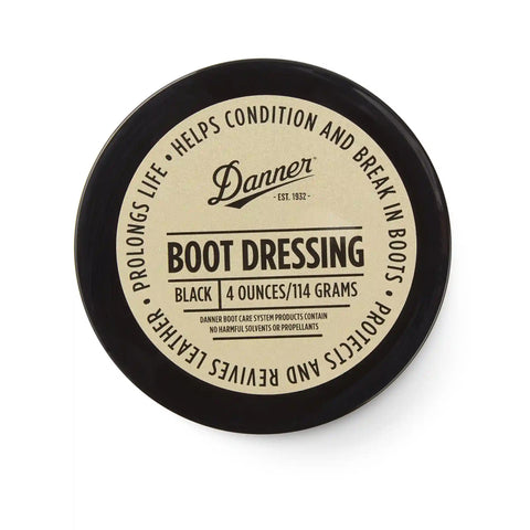 Boot Dressing Full Grain Leather - 4oz Black