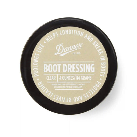 Boot Dressing Full Grain Leather - 4oz Clear